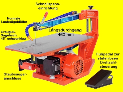 HEGNER Multicut SE mit elektrischen Fusspedal