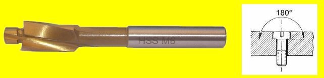 Flachsenker TiN/HSS