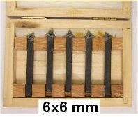 Drehmeisselsatz 5-teilig 6x6